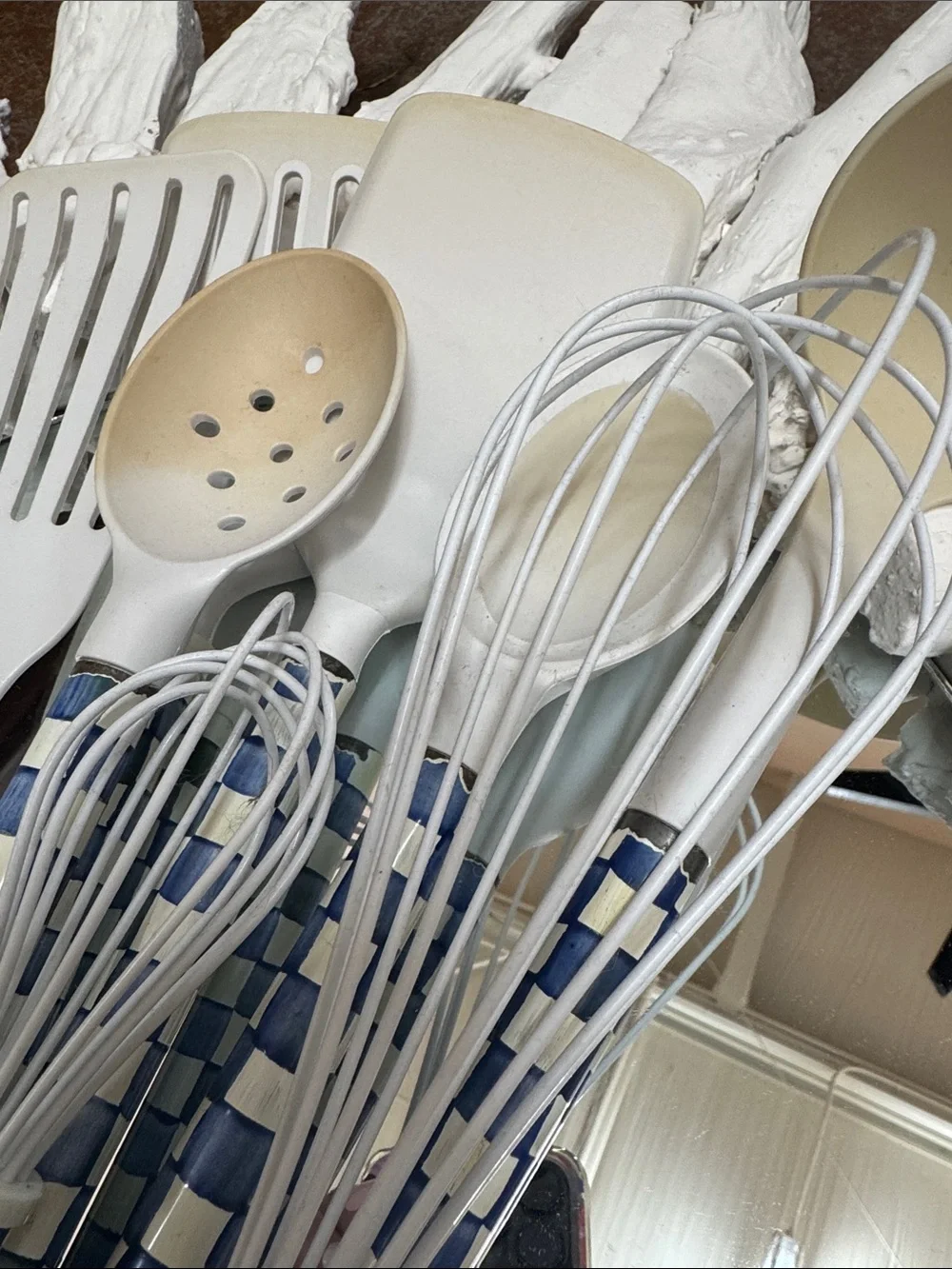 Mackenzie Childs RETIRED Royal Check Cooking Utensils